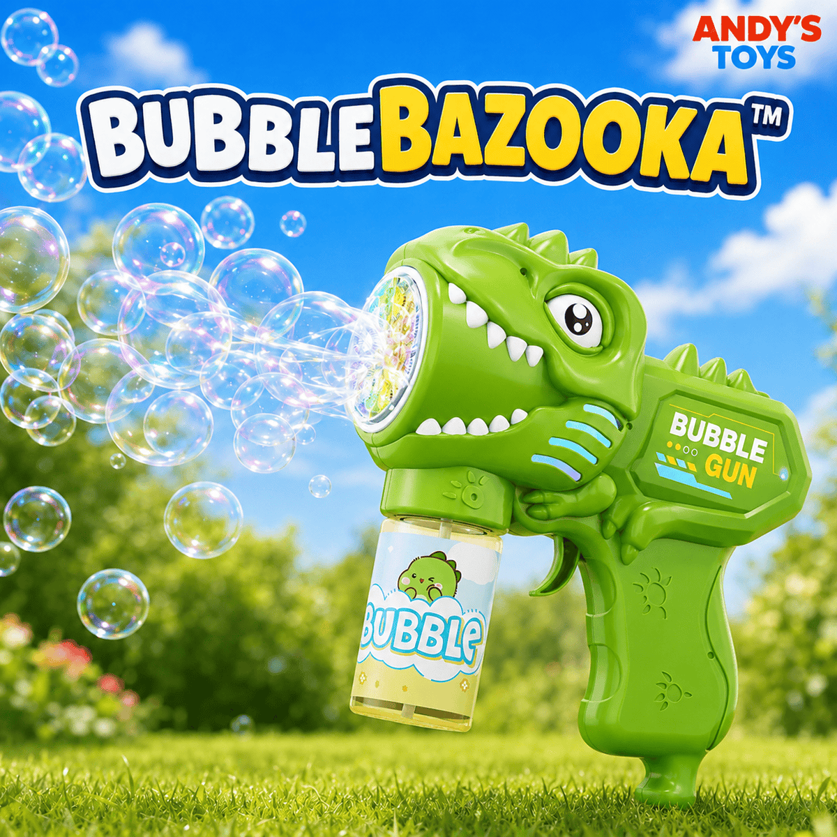 BubbleBazooka™ – Electric Handheld Bubbles