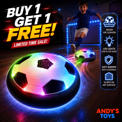America's #1 Hover Soccer Ball – LED Lights & Safe Indoor Play