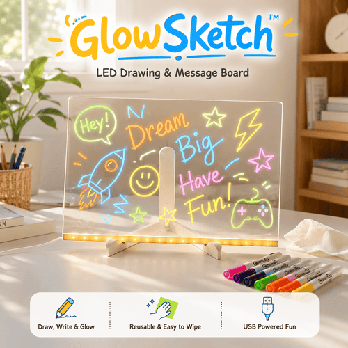 GlowSketch™ – LED Drawing & Message Board