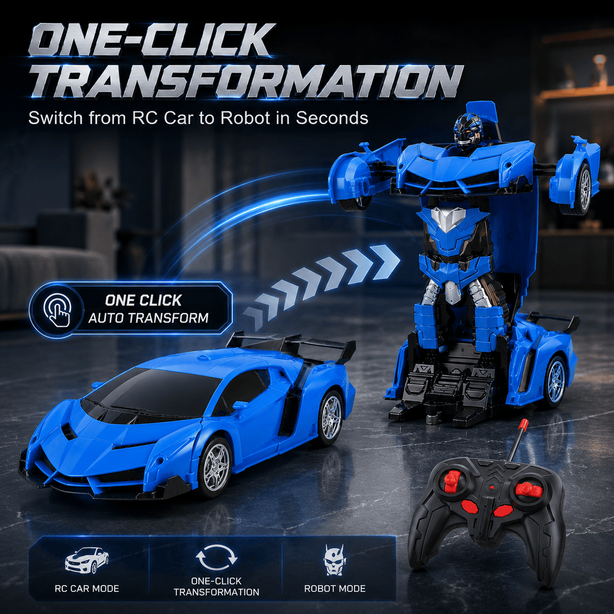 TransformCar™ – RC Transforming Robot Car