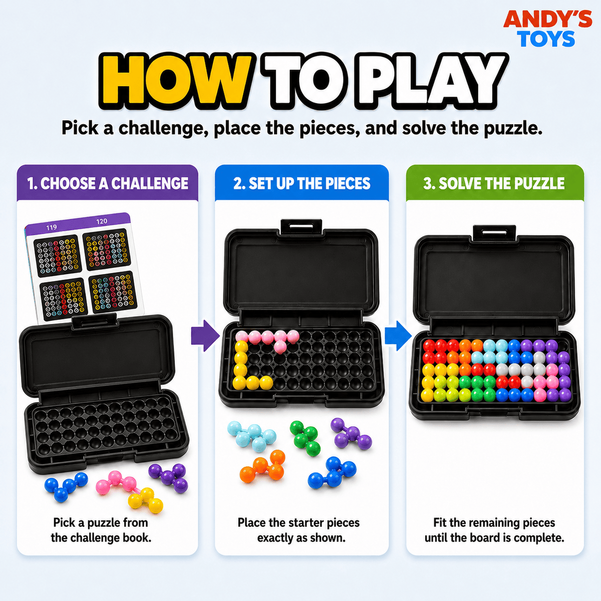 Brainy Beads™ – IQ Puzzle Game