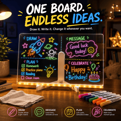GlowSketch™ – LED Drawing & Message Board