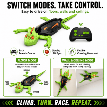 GeckoCrawler™ – Wall, Ceiling & Floor RC Lizard