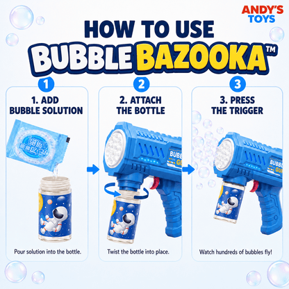 BubbleBazooka™ – Electric Handheld Bubbles