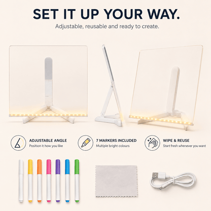 GlowSketch™ – LED Drawing & Message Board