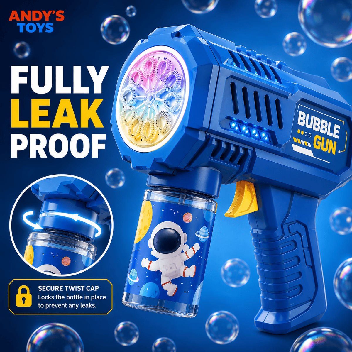 BubbleBazooka™ – Electric Handheld Bubbles