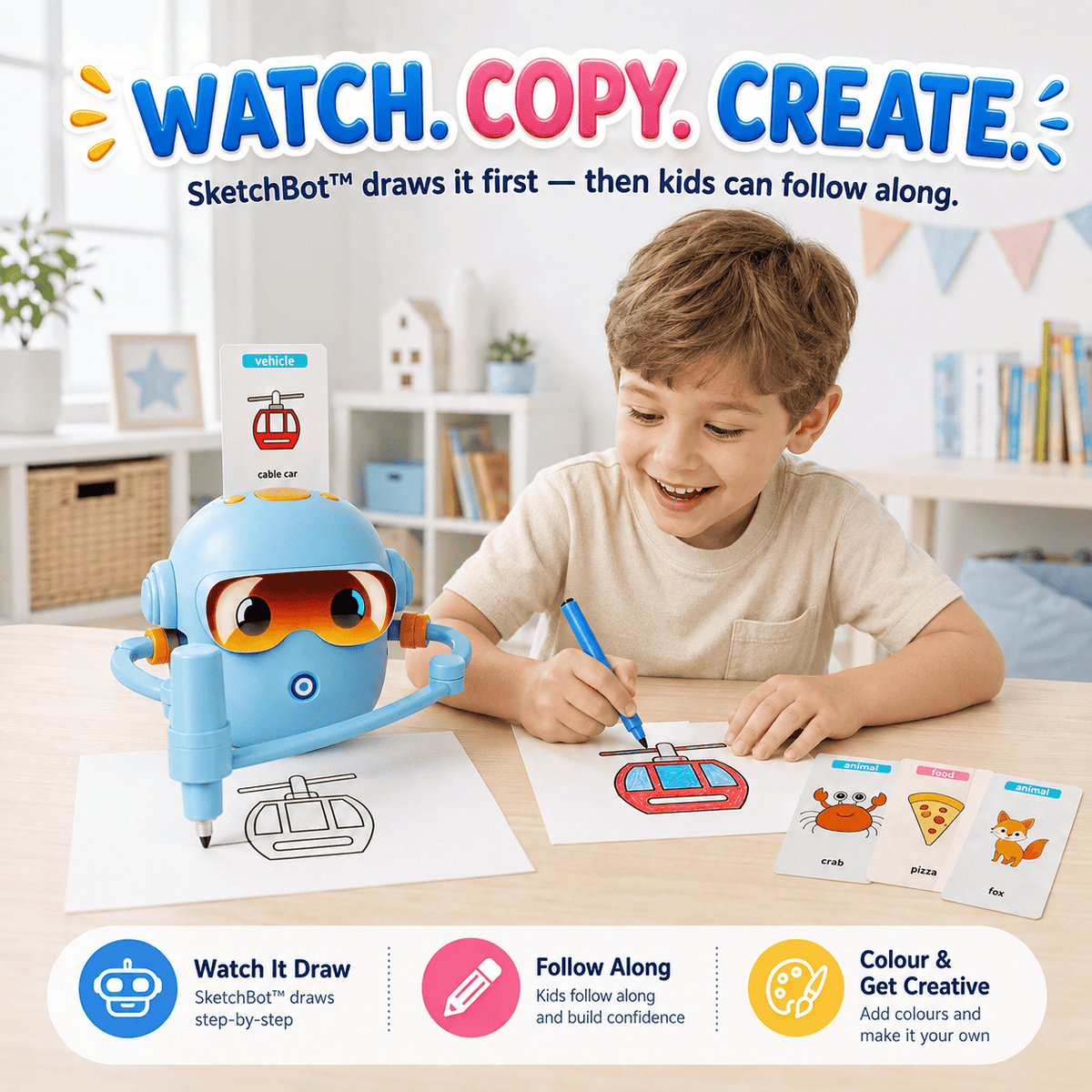 SketchBot™ – Smart Drawing & Learning Robot