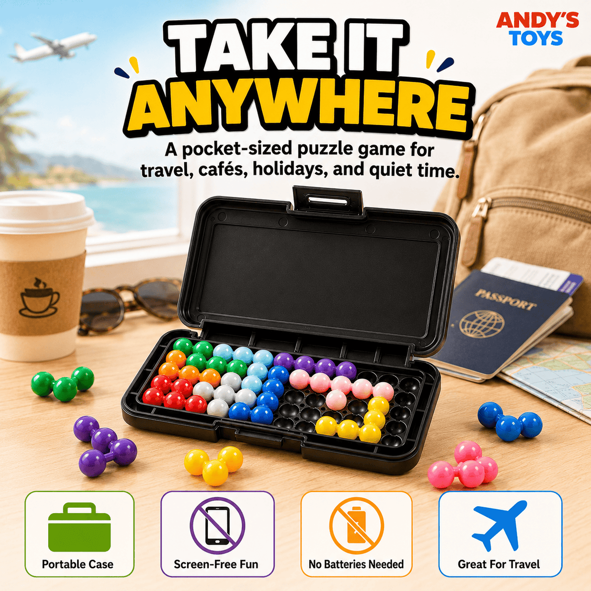 Brainy Beads™ – IQ Puzzle Game