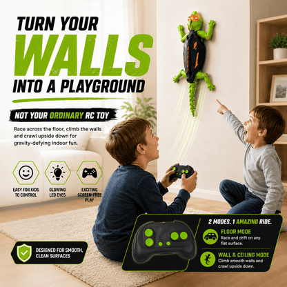 GeckoCrawler™ – Wall, Ceiling & Floor RC Lizard