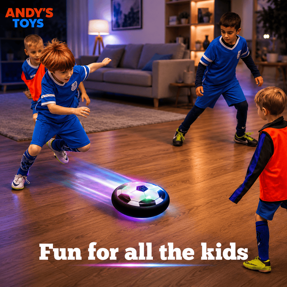 America's #1 Hover Soccer Ball – LED Lights & Safe Indoor Play