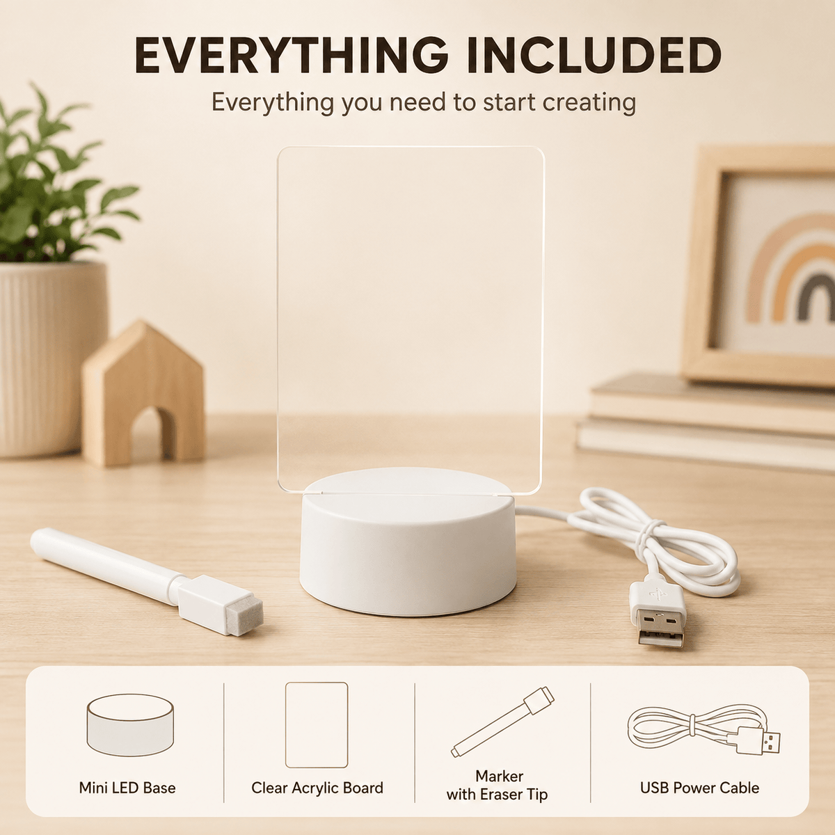 GlowSketch™ Mini – LED Drawing & Message Light