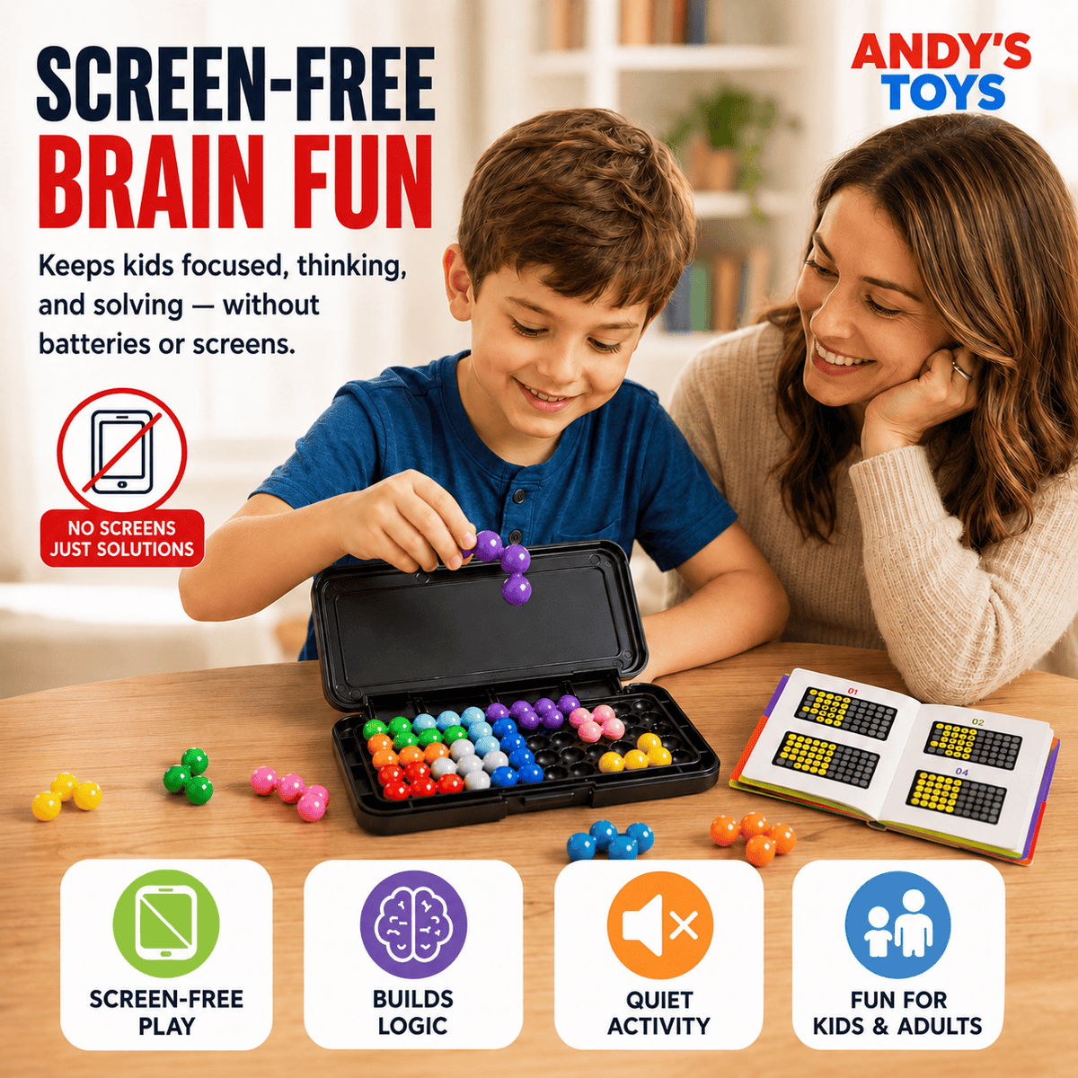Brainy Beads™ – IQ Puzzle Game