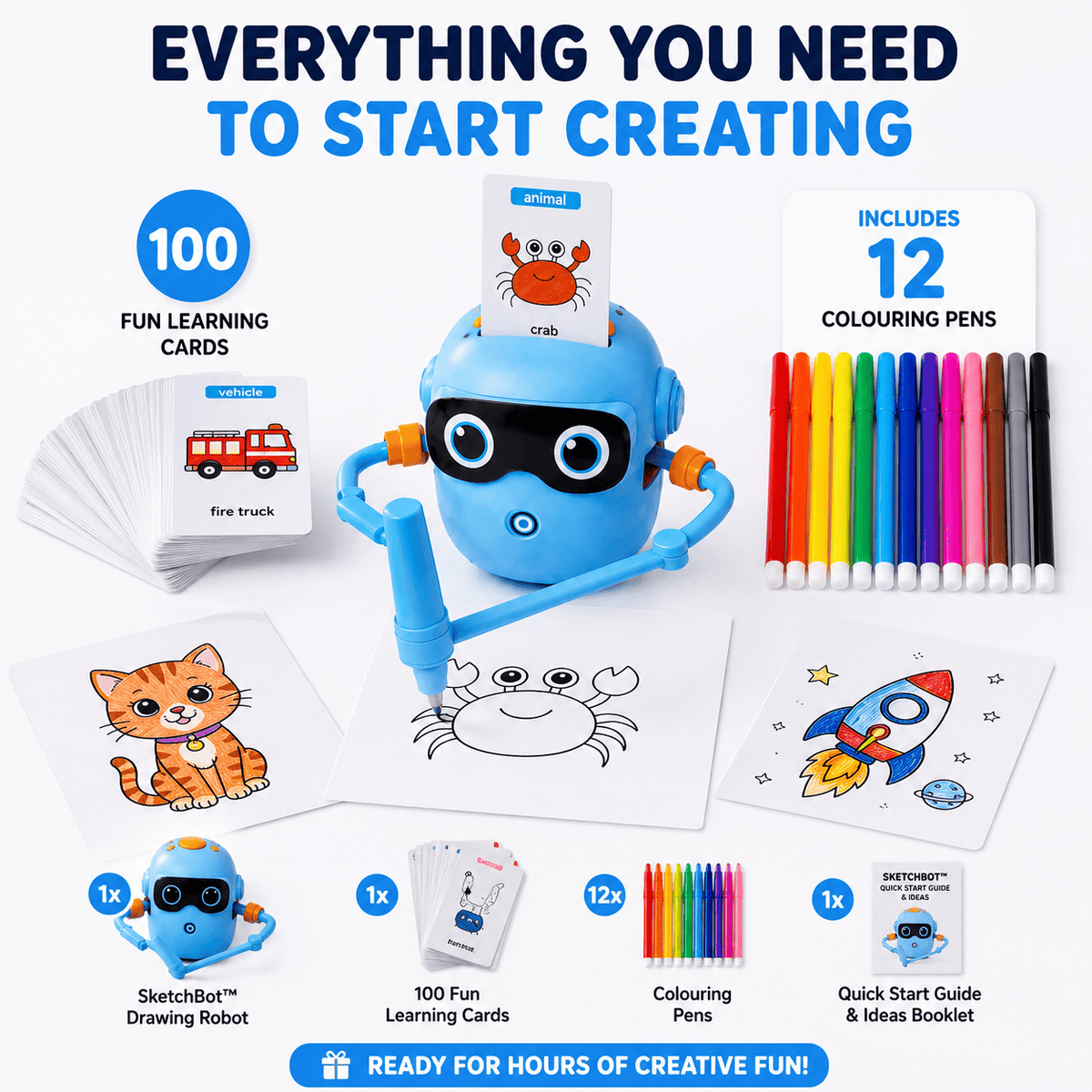 SketchBot™ – Smart Drawing & Learning Robot