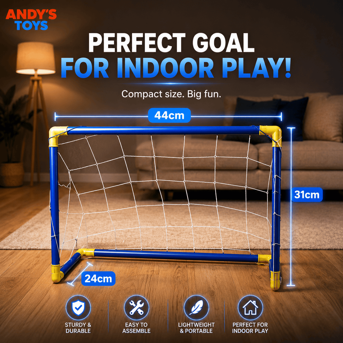 America's #1 Hover Soccer Ball – LED Lights & Safe Indoor Play