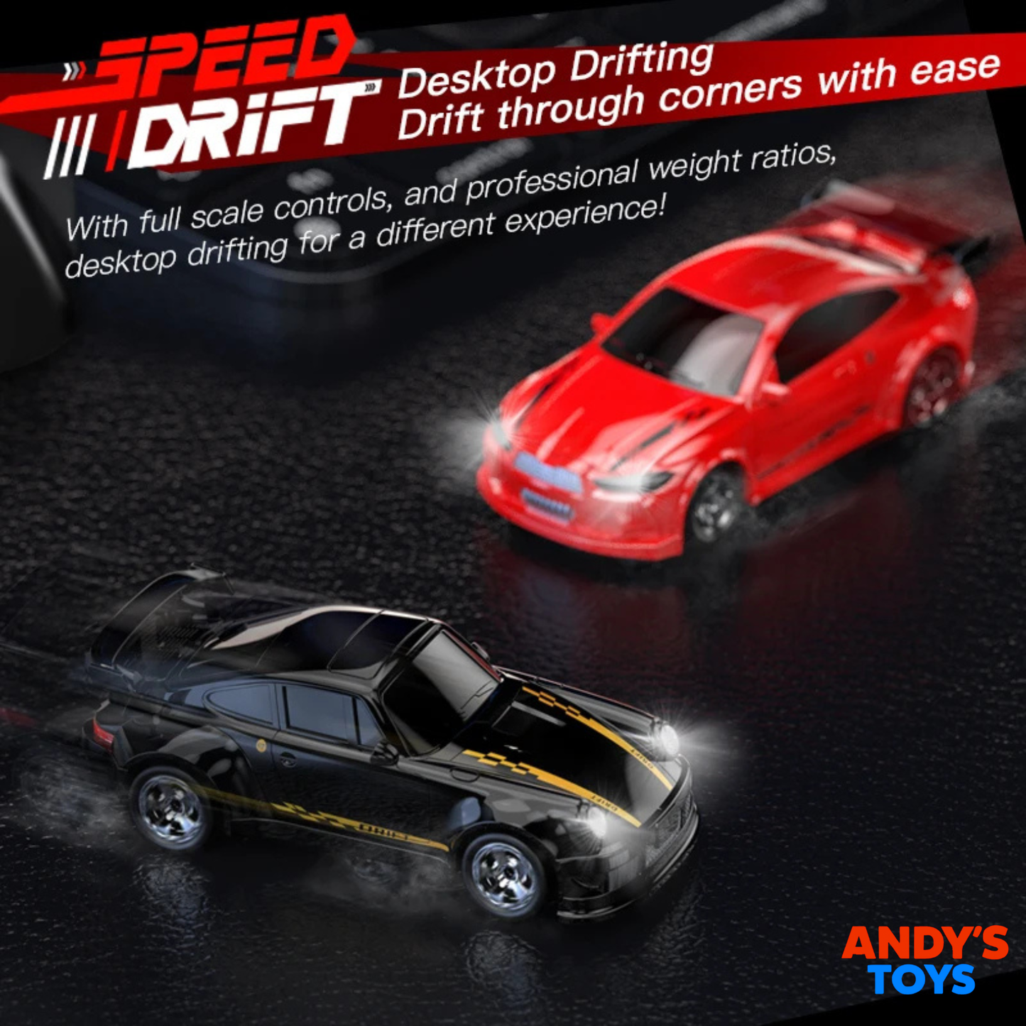 Desktop Racers™ – The Ultimate Mini Racetrack for All Ages