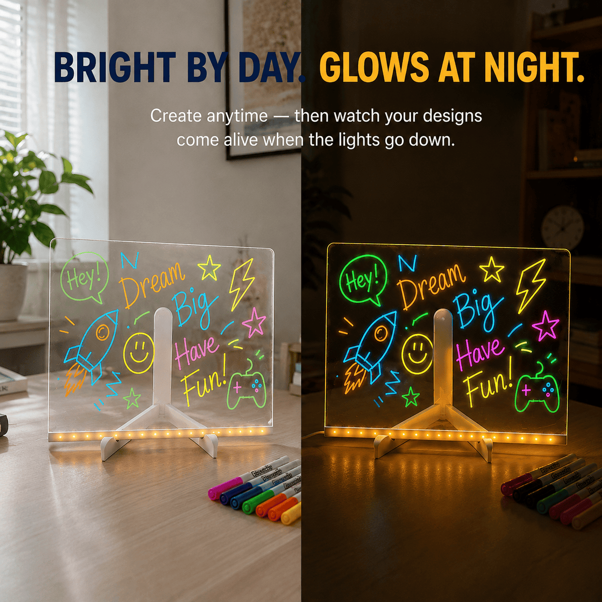 GlowSketch™ – LED Drawing & Message Board