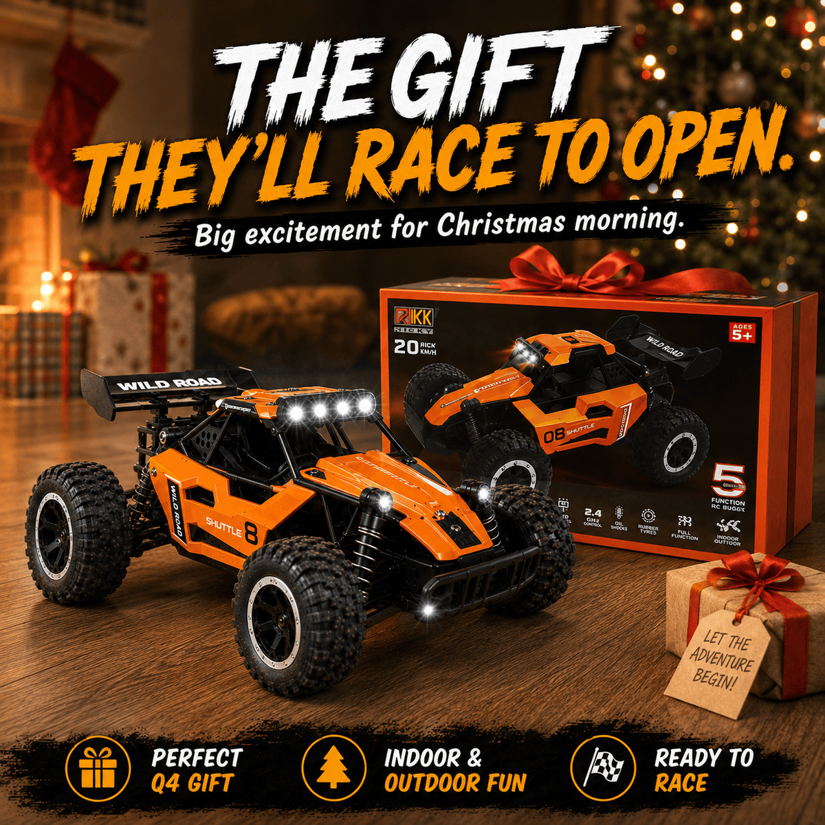 DirtRipper™ – Indoor & Outdoor RC Buggy