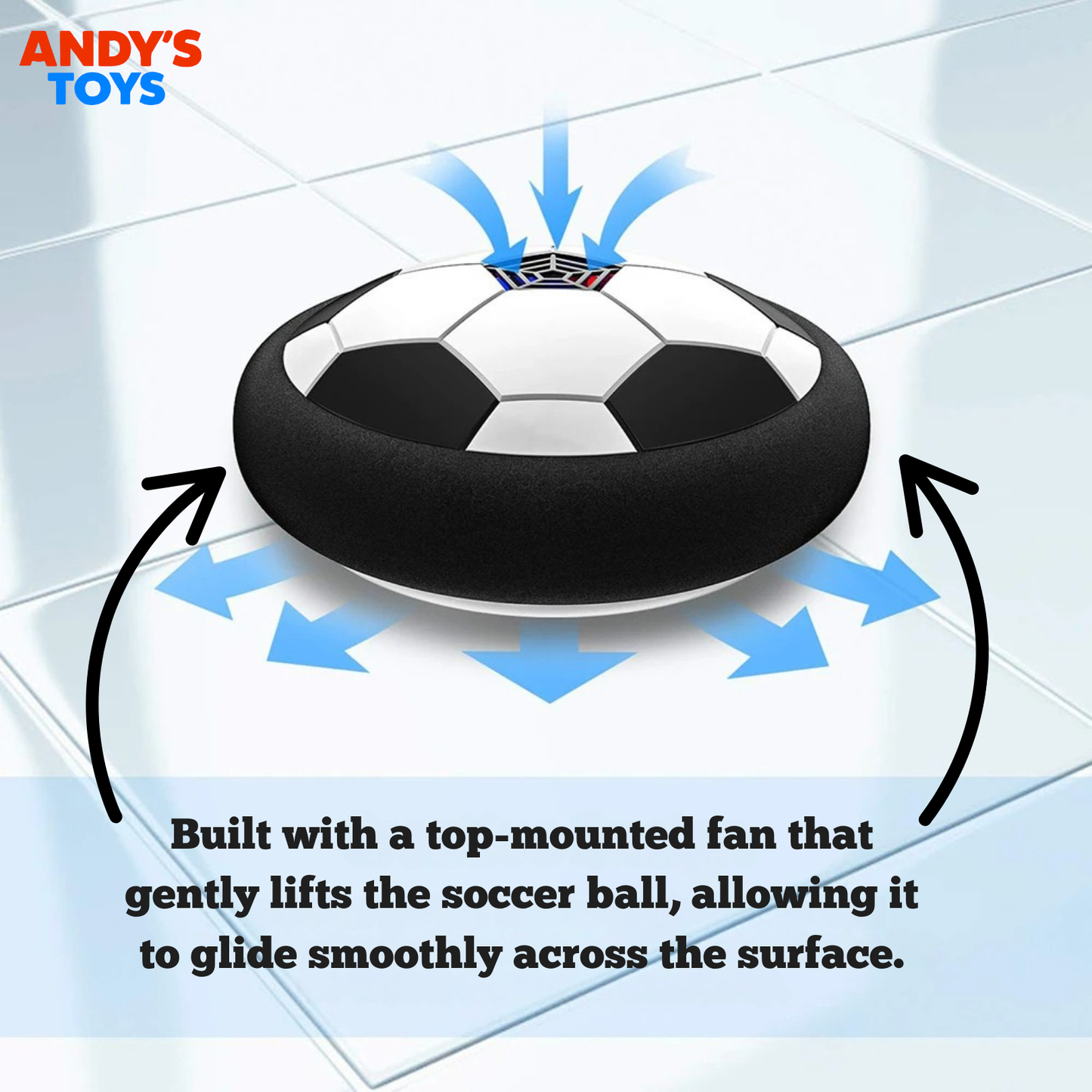 America's #1 Hover Soccer Ball – LED Lights & Safe Indoor Play