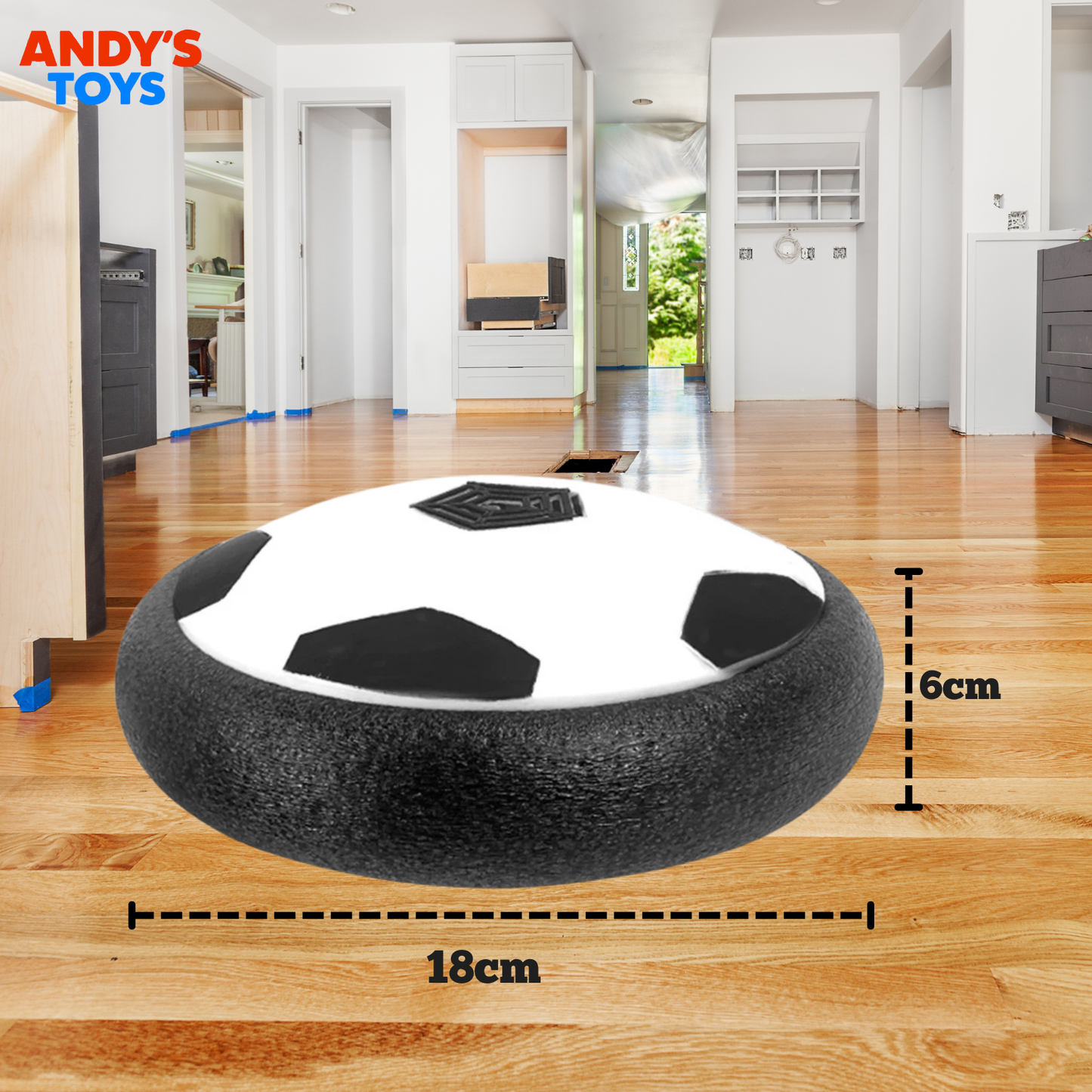 America's #1 Hover Soccer Ball – LED Lights & Safe Indoor Play