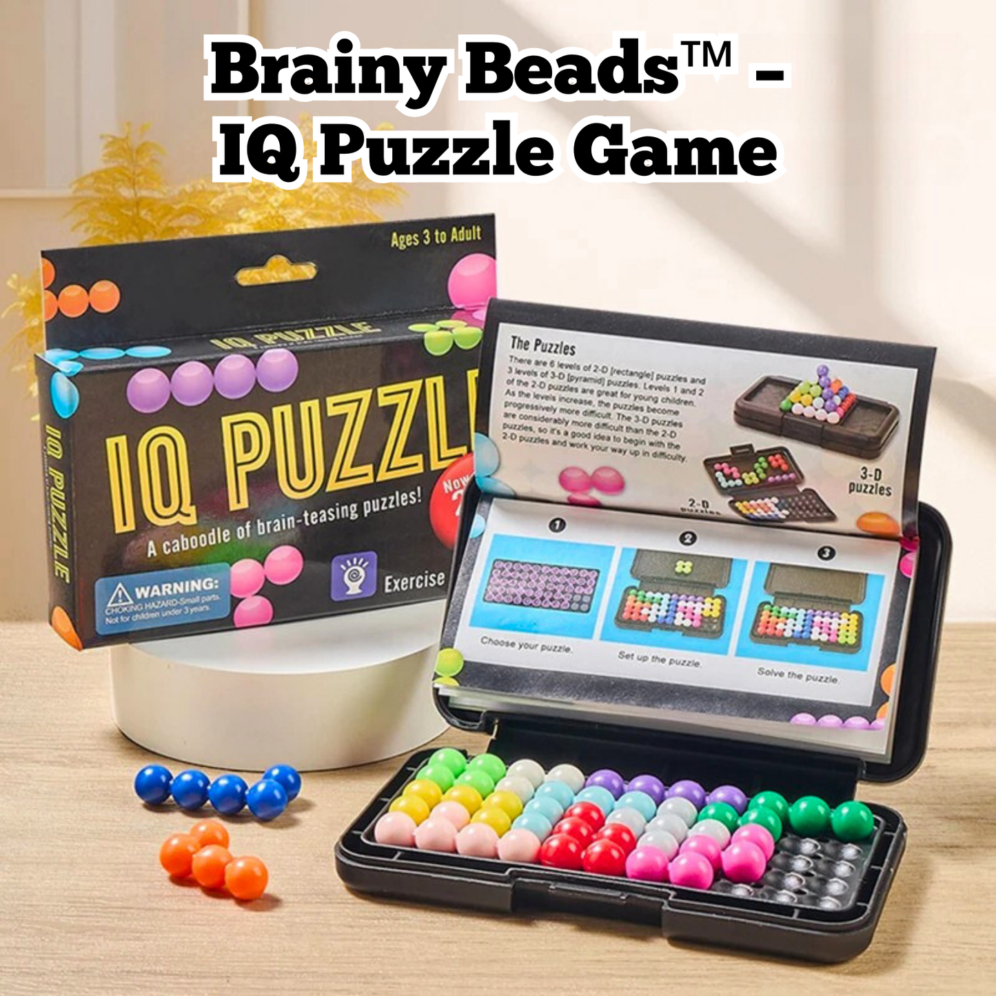 Brainy Beads™ – IQ Puzzle Game